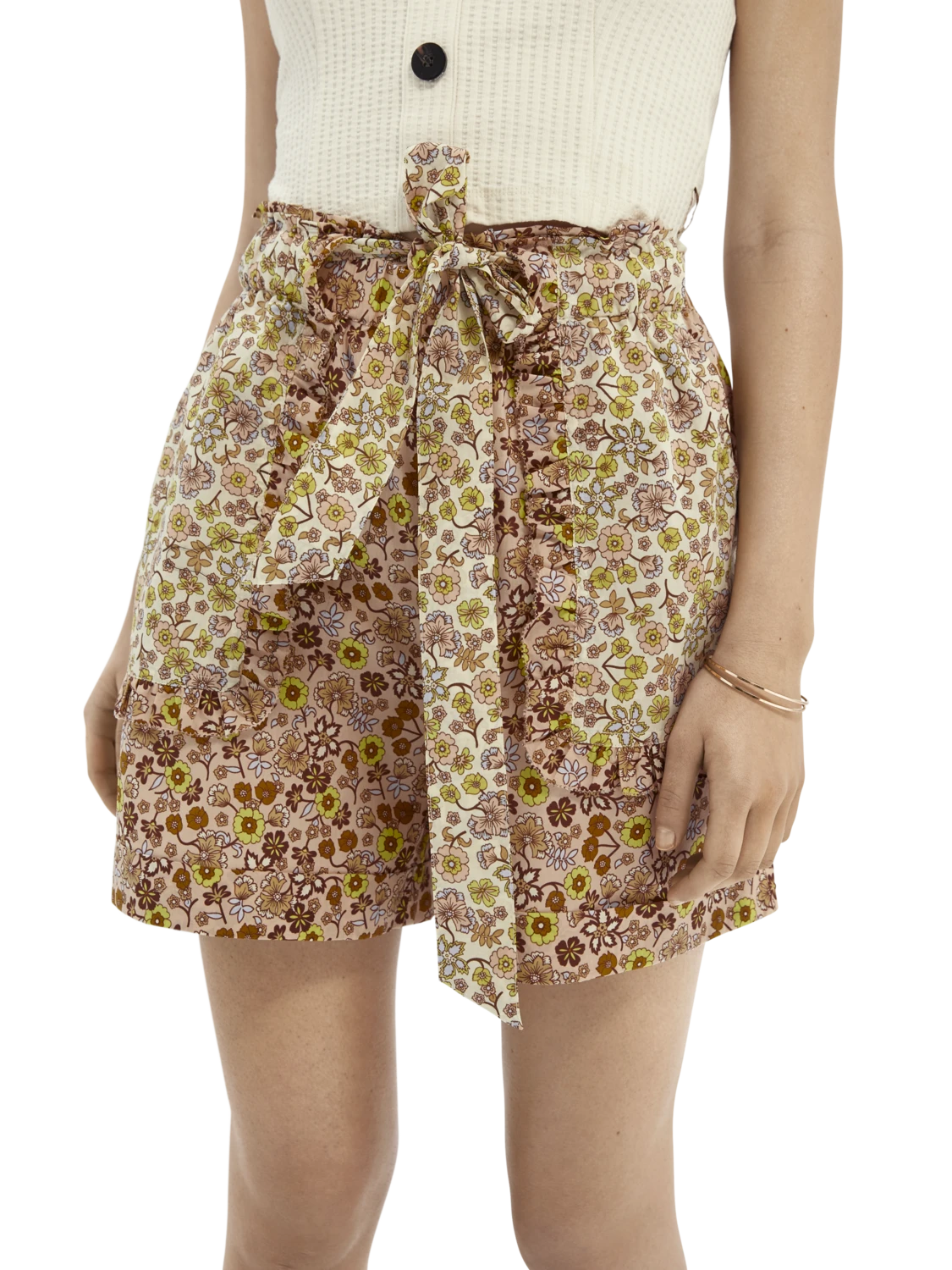 Scotch & Soda Printed Organic Cotton Shorts - Image 8