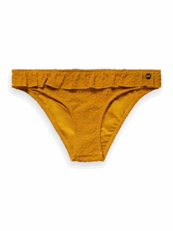 Scotch & Soda Ruffled Jacquard Bikini Briefs