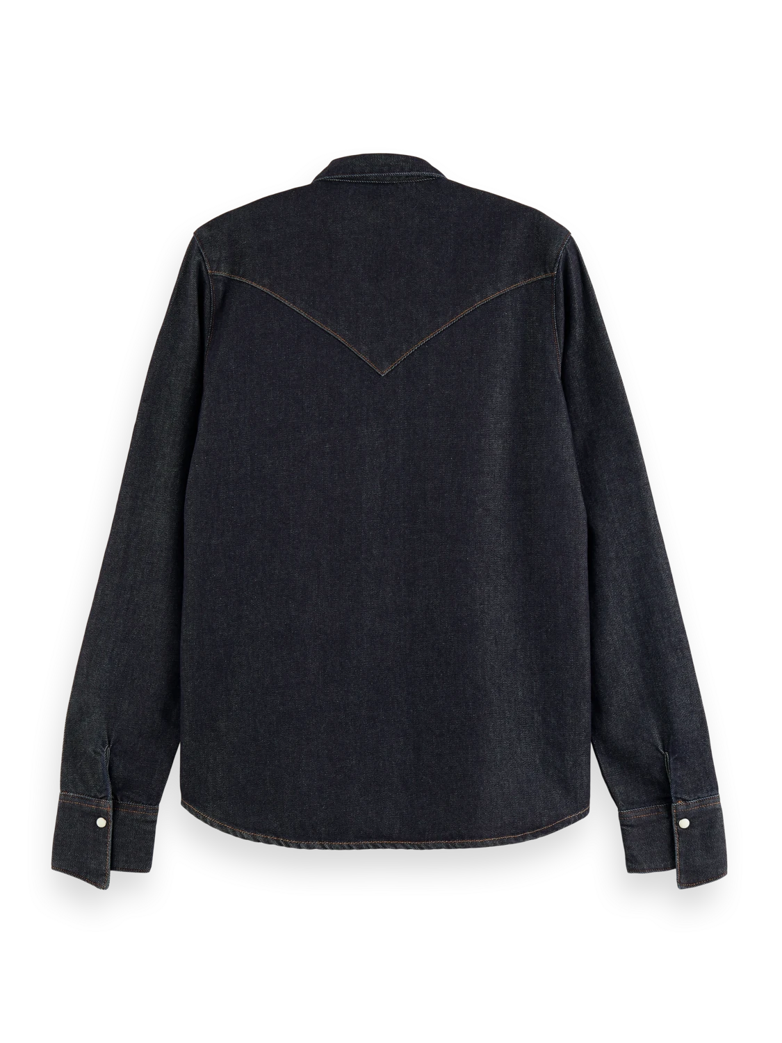 Scotch & Soda Elvis Shoestring Denim Shirt - Indigo - Image 6