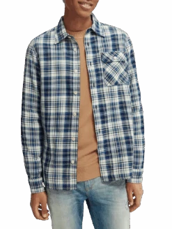 Scotch & Soda Regular-Fit Checked Shirt