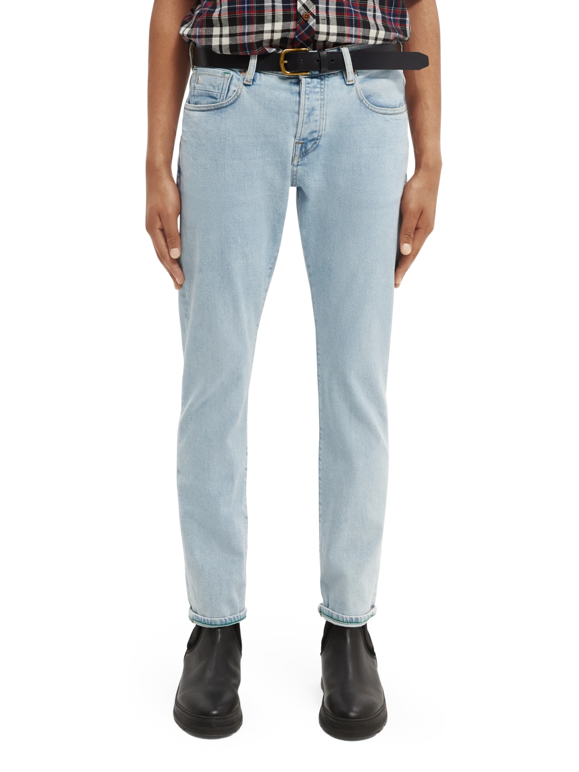 Scotch & Soda Ralston Regular Slim-Fit Jeans – Wind Stripped