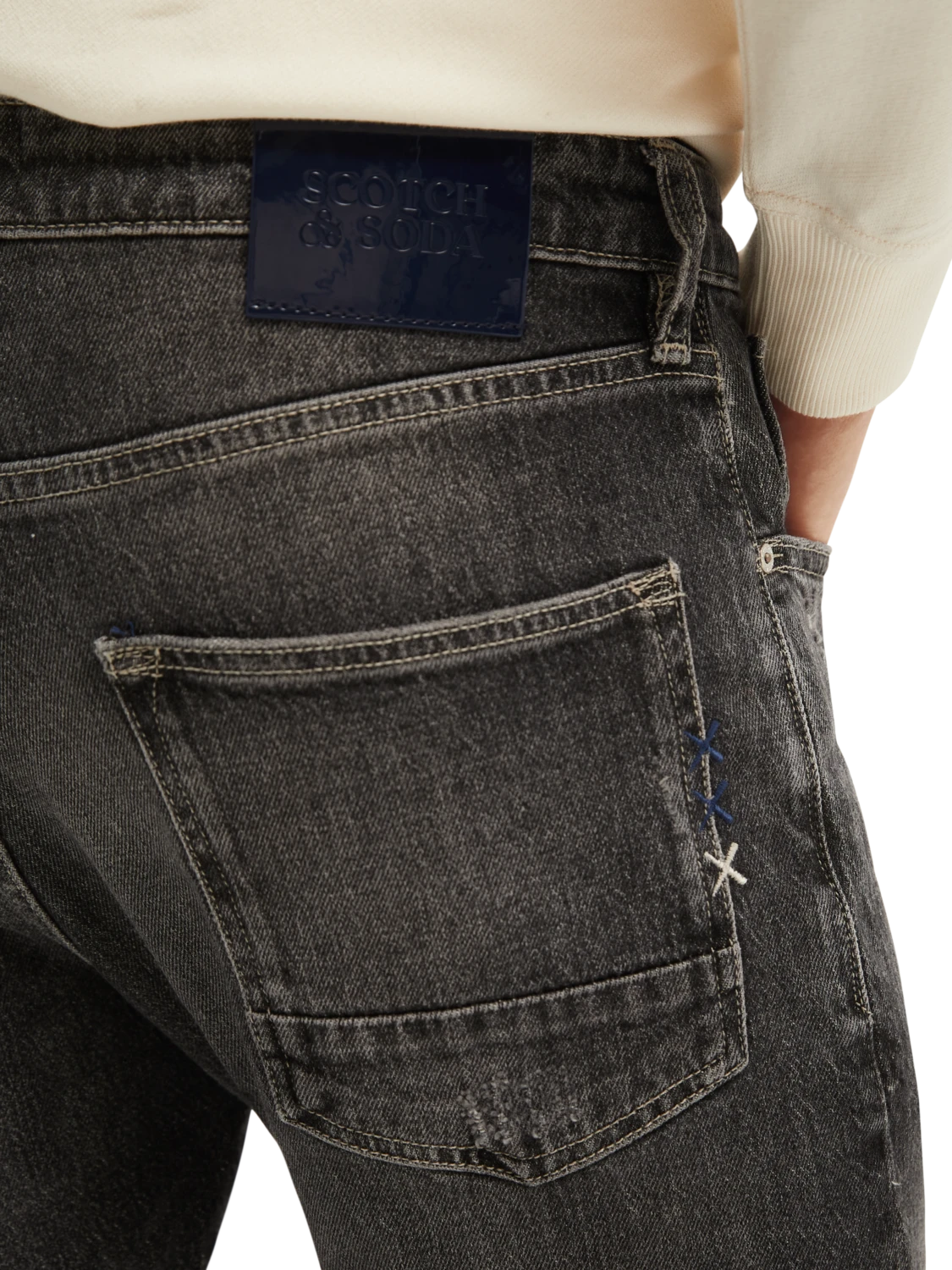 Scotch & Soda Ralston Regular Slim-Fit Jeans – Night Life - Image 4