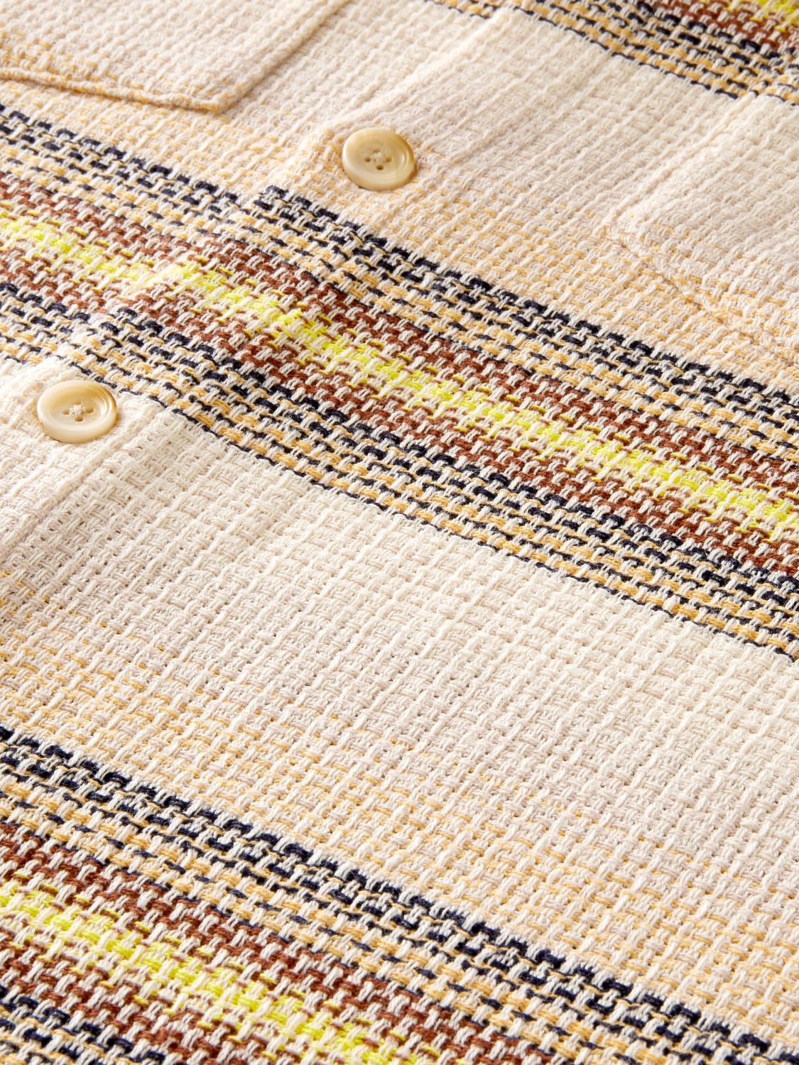 Scotch & Soda Striped Organic Cotton Overshirt - Image 7