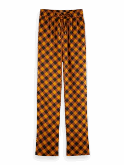 Scotch & Soda Printed Mid-Rise Trousers