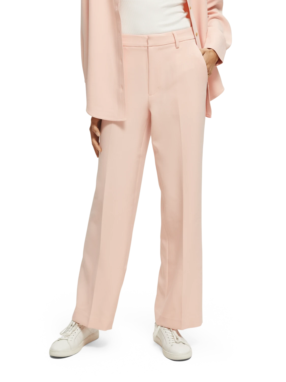 Scotch & Soda High-Rise Wide-Leg Trousers