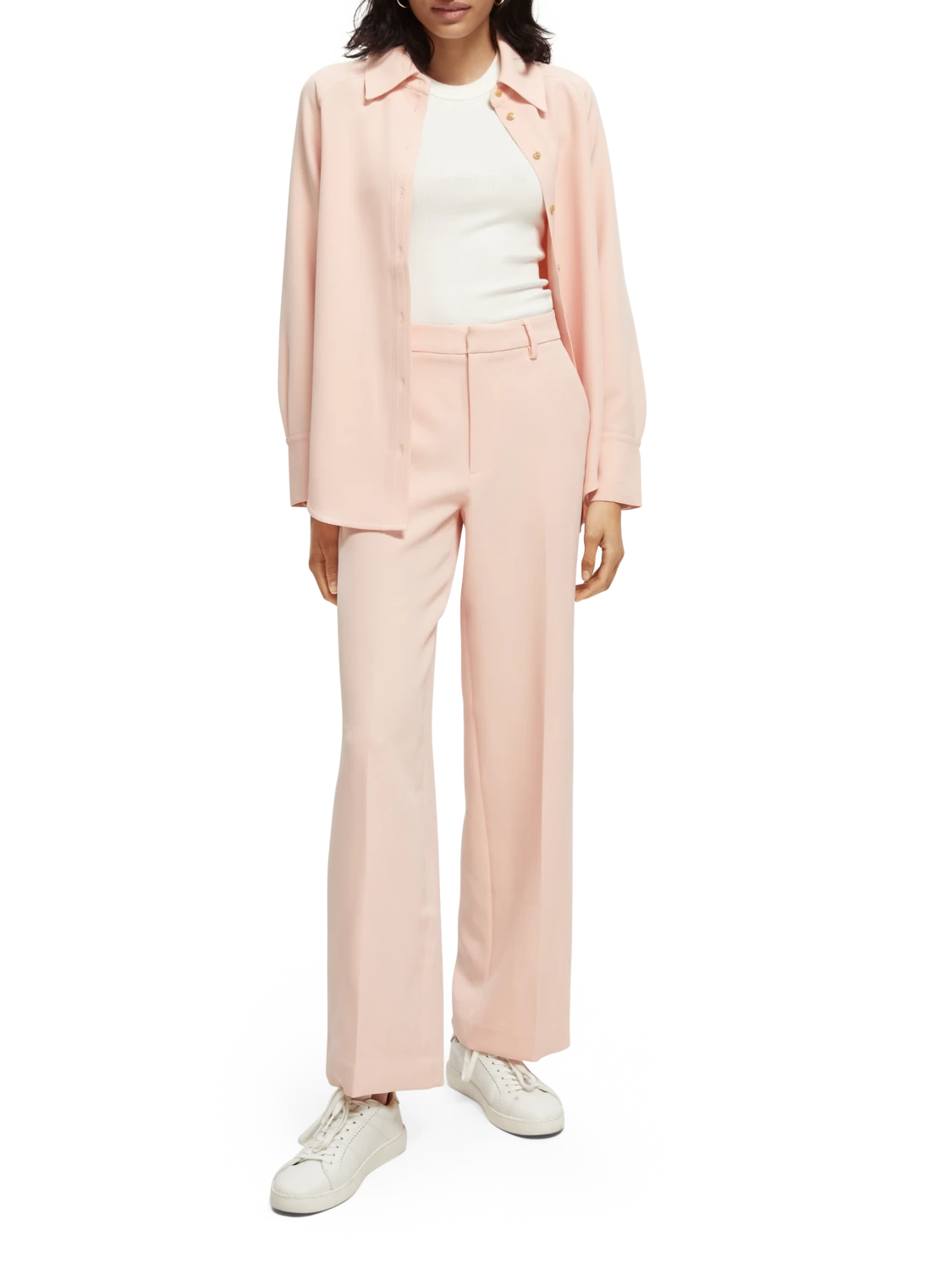 Scotch & Soda High-Rise Wide-Leg Trousers - Image 2