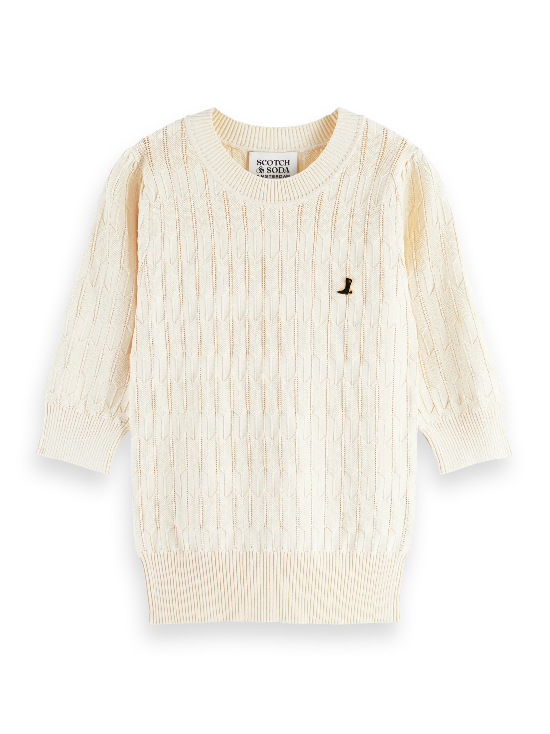 Scotch & Soda Slim-Fit Short-Sleeved Top - Image 5