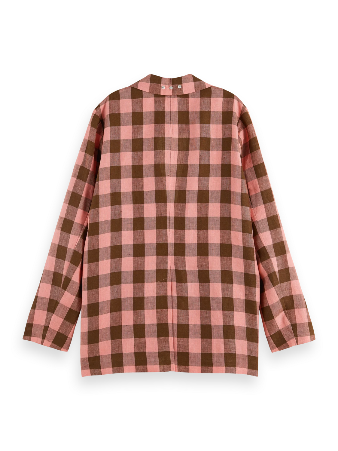 Scotch & Soda Checked Linen Blazer - Image 6