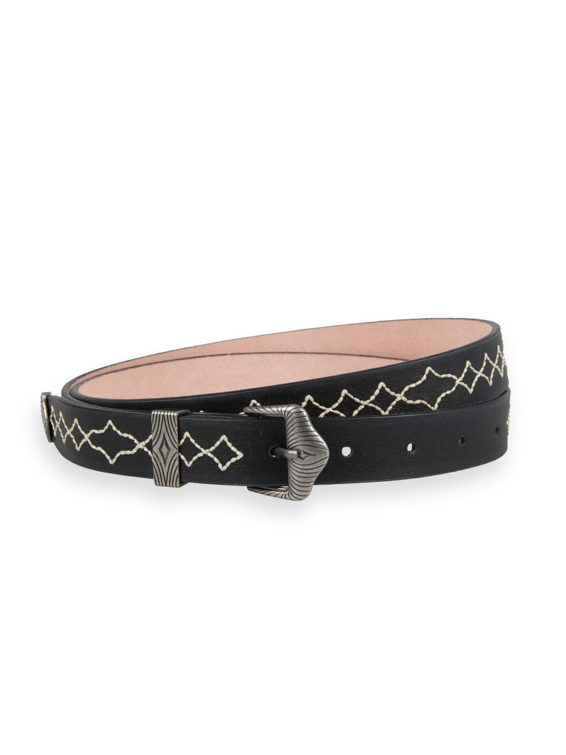 Scotch & Soda Stitched Leather Belt - Image 3