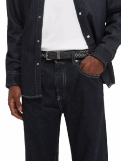 Scotch & Soda Stitched Leather Belt