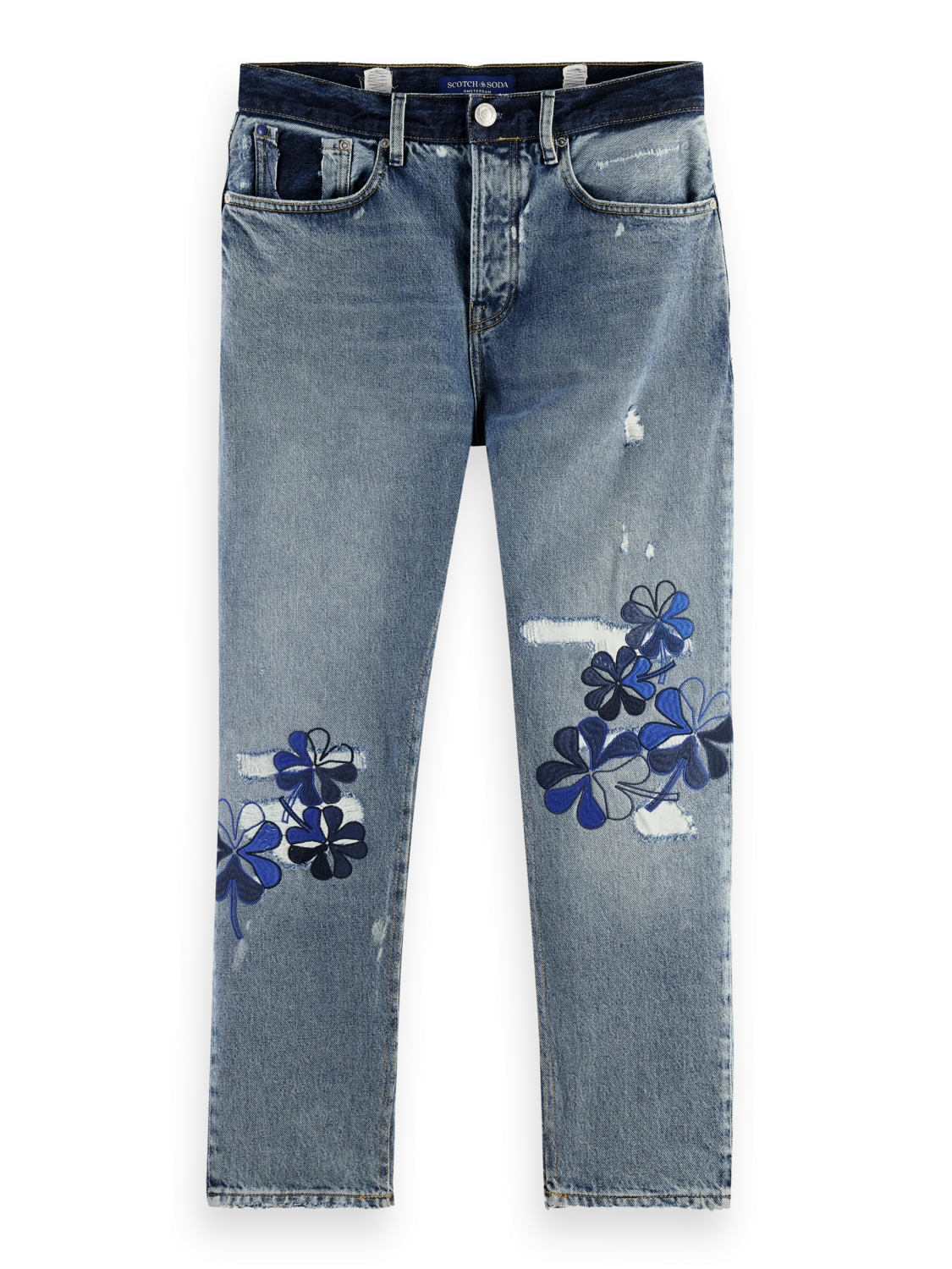 Scotch & Soda Dean Loose-Tapered Organic Cotton Jeans — Have Your Cake - Image 5