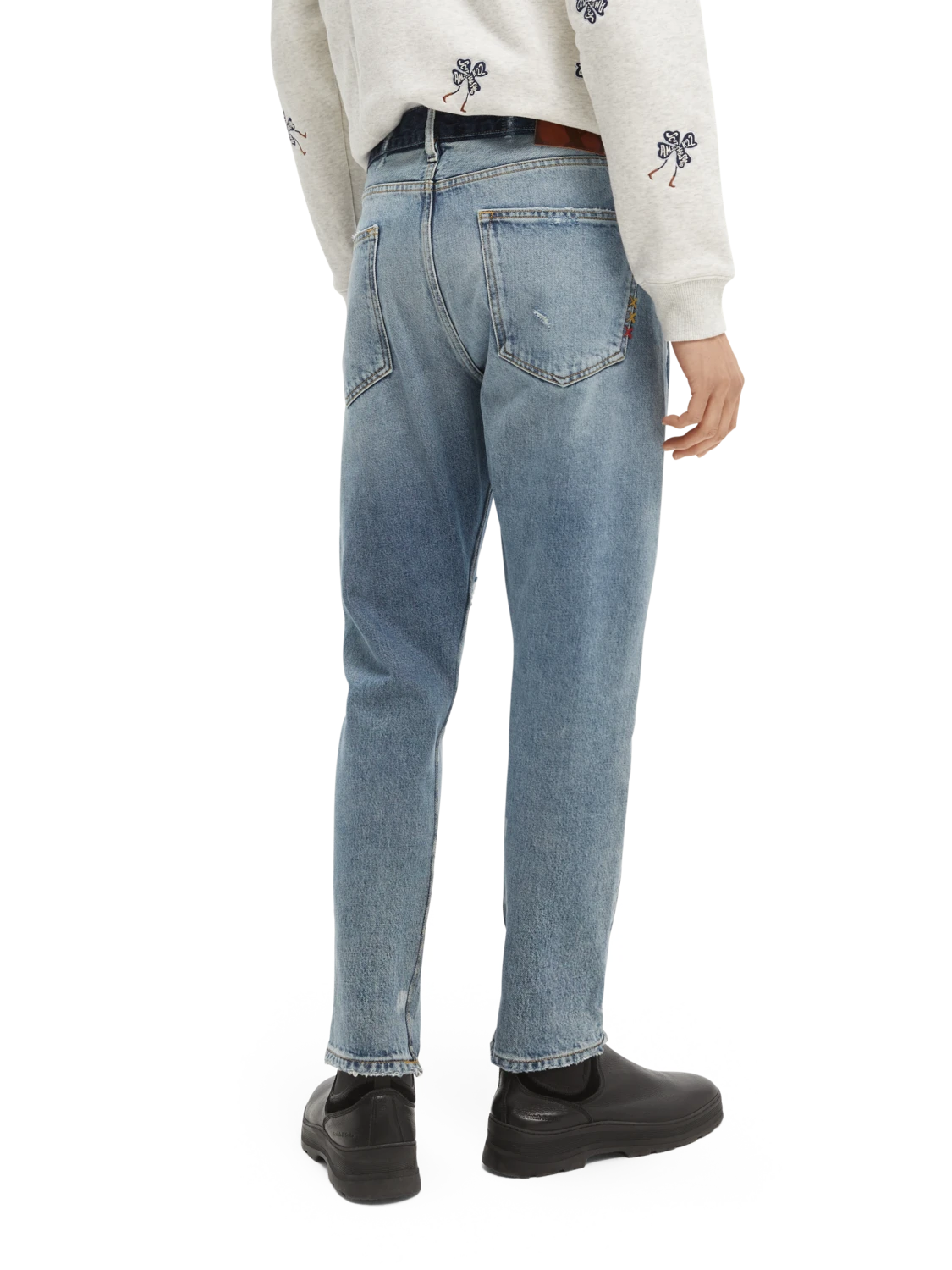 Scotch & Soda Dean Loose-Tapered Organic Cotton Jeans — Have Your Cake - Image 3