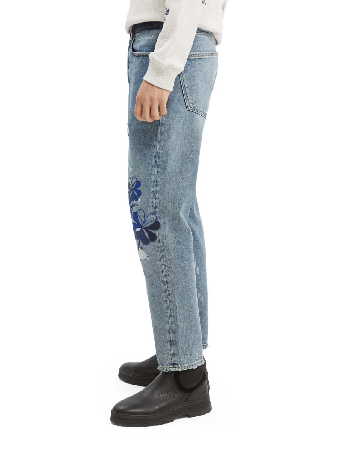 Scotch & Soda Dean Loose-Tapered Organic Cotton Jeans — Have Your Cake - Image 9