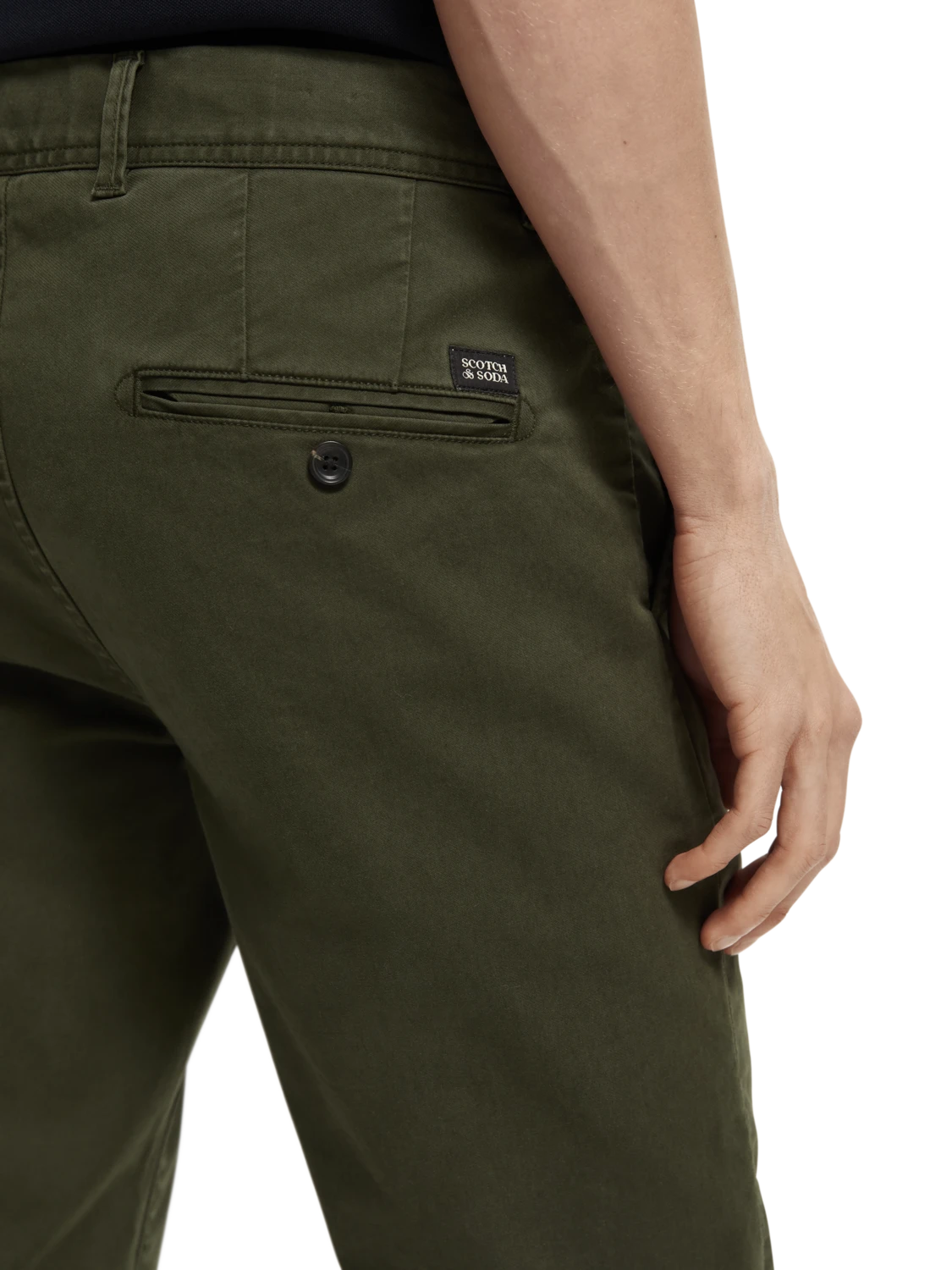 Scotch & Soda The Stuart Regular Slim Fit Organic Cotton Chino - Image 4