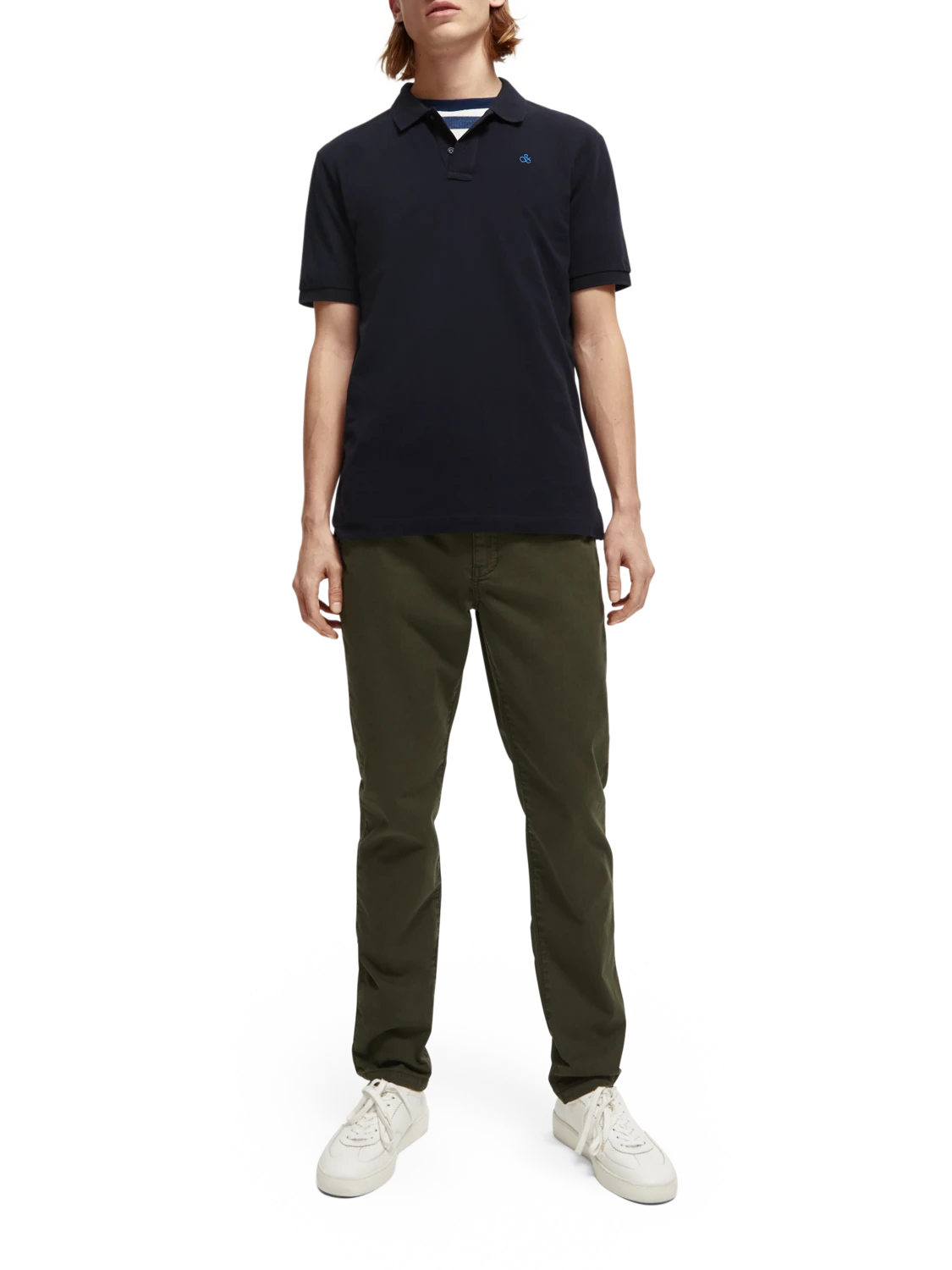 Scotch & Soda The Stuart Regular Slim Fit Organic Cotton Chino - Image 2