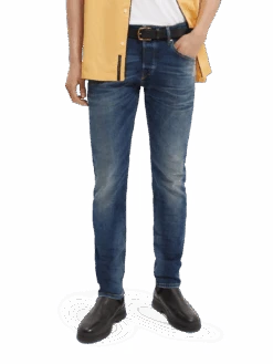 Scotch & Soda Ralston Regular-Slim Jeans - Cloud Of Smoke