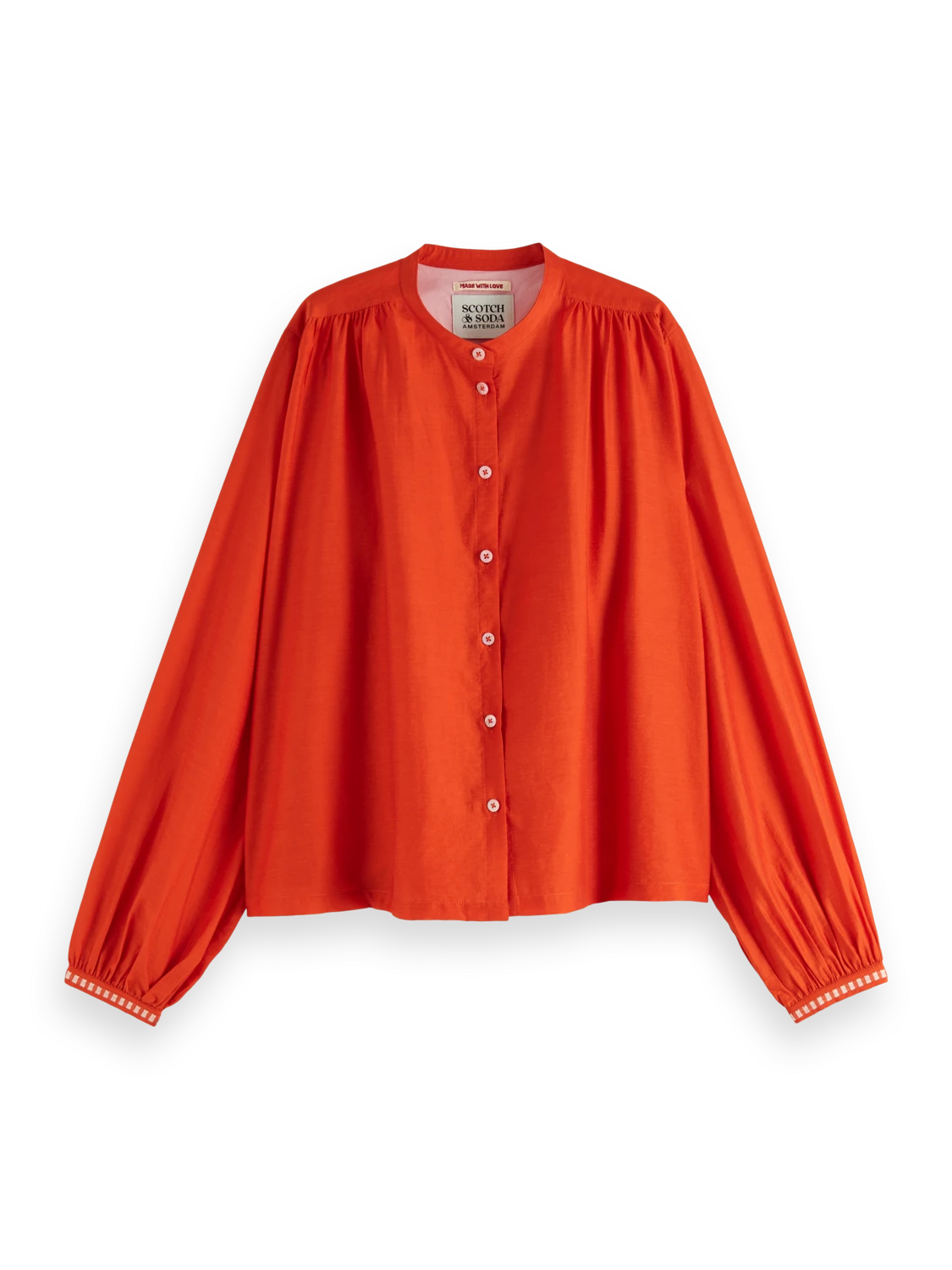 Scotch & Soda Loose-Fit Embroidered Shirt - Image 5