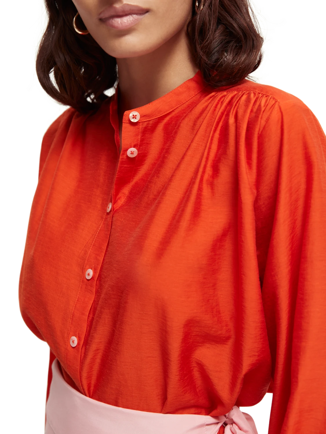 Scotch & Soda Loose-Fit Embroidered Shirt - Image 4