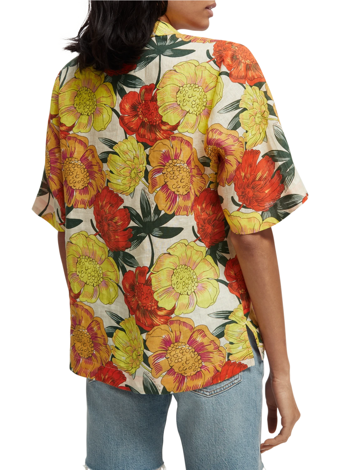 Scotch & Soda Printed Short-Sleeved Shirt - Image 3