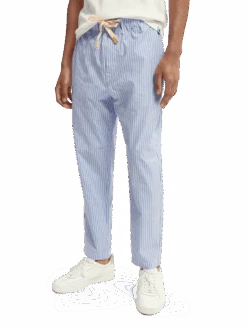 Scotch & Soda Fave Regular Tapered-Fit Jogger In Poplin Cotton