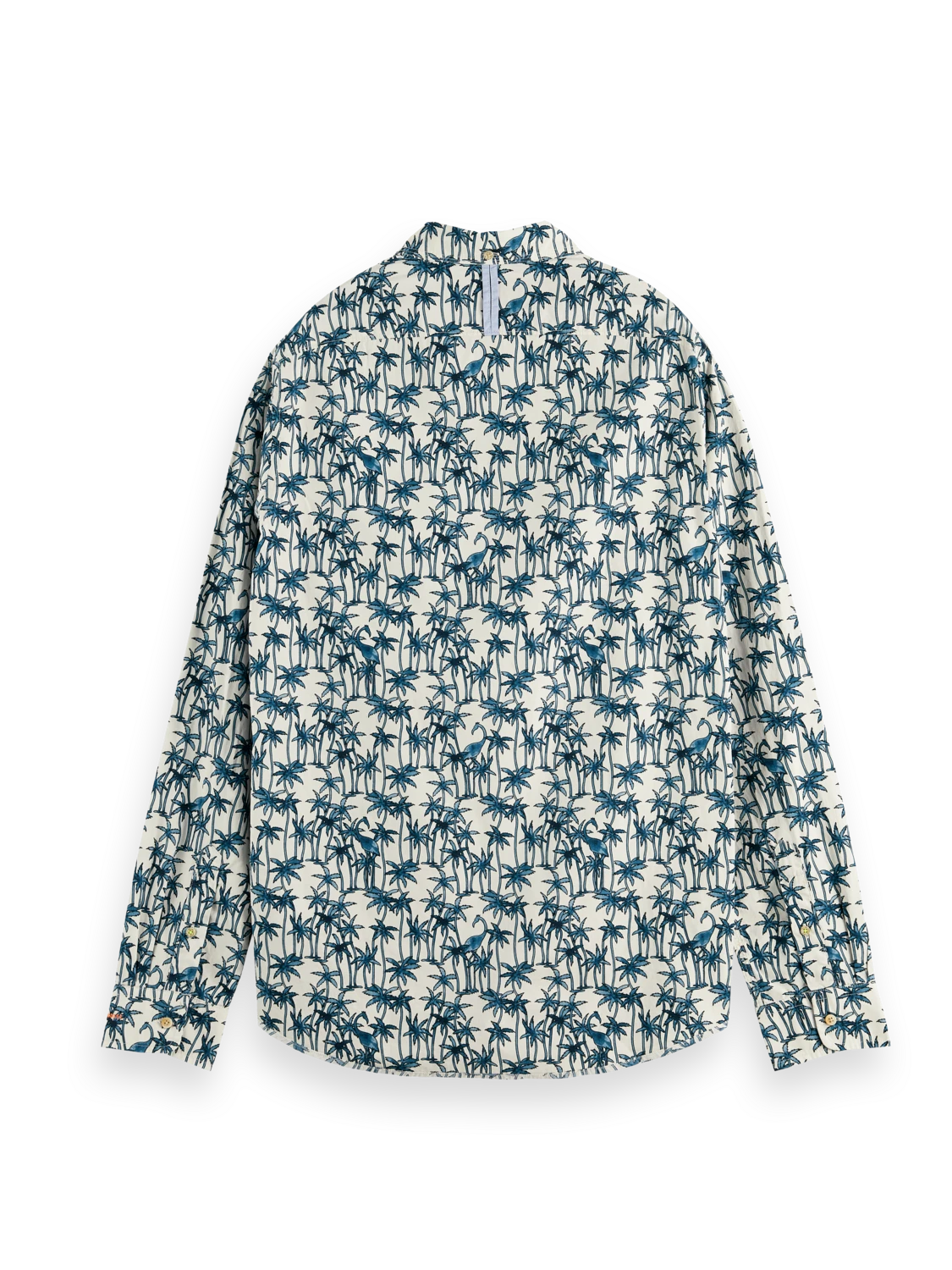Scotch & Soda Slim-Fit Printed Poplin Shirt - Image 6