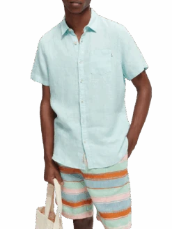 Scotch & Soda Regular-Fit Linen Shirt