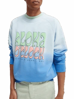 Scotch & Soda Relaxed-Fit Graphic Sweatshirt