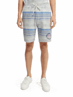 Scotch & Soda Melange Effect Cotton Felpa Shorts