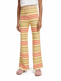 Scotch & Soda High-Rise Knitted Flare Trousers