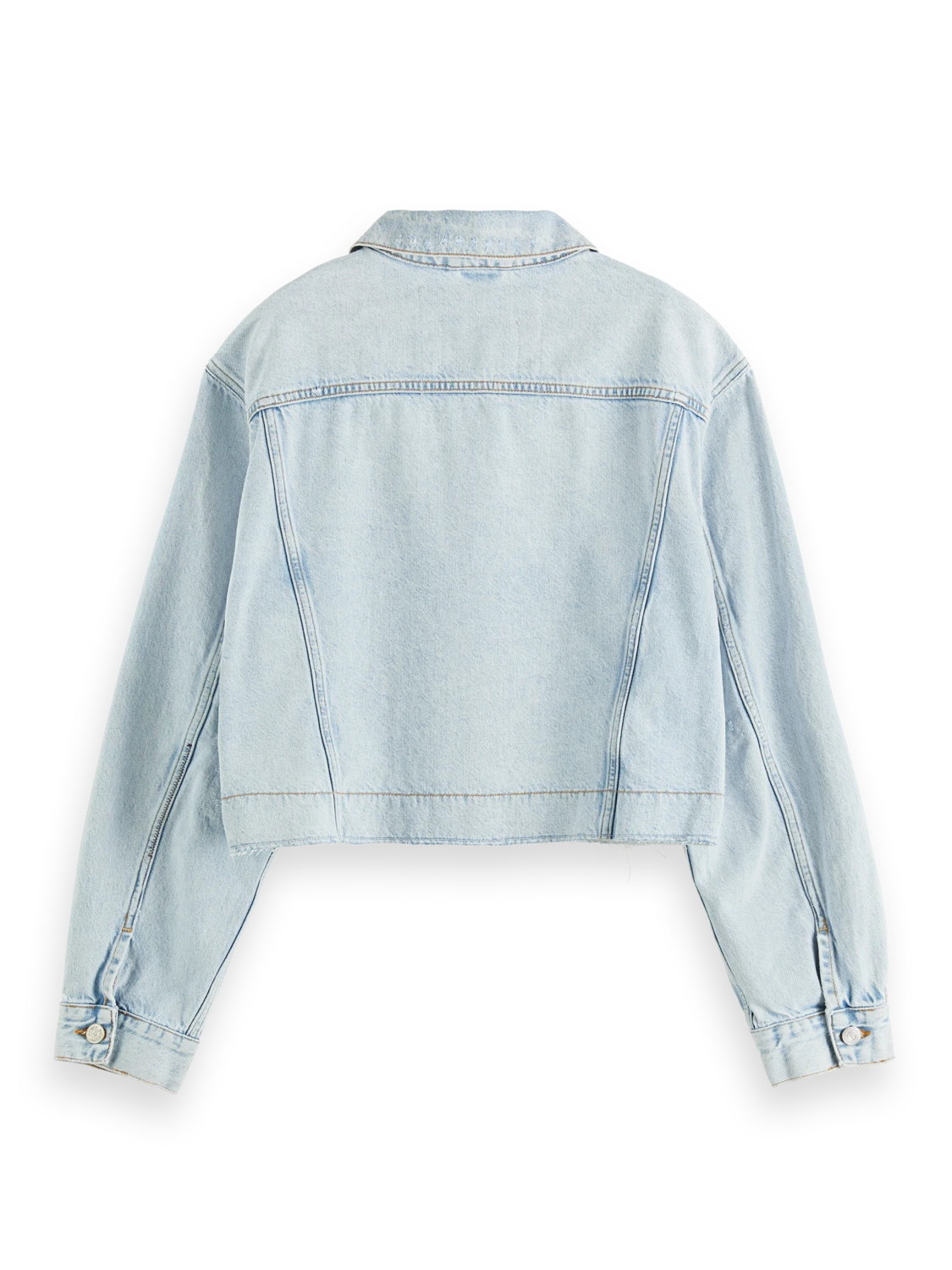 Scotch & Soda Customised Organic Denim Jacket — Beach Treat - Image 6