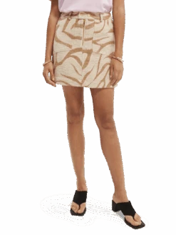 Scotch & Soda Structured Mini-Skirt