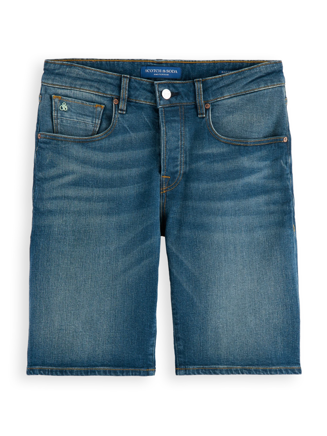 Scotch & Soda Ralston Denim Shorts — Maui Blue - Image 5