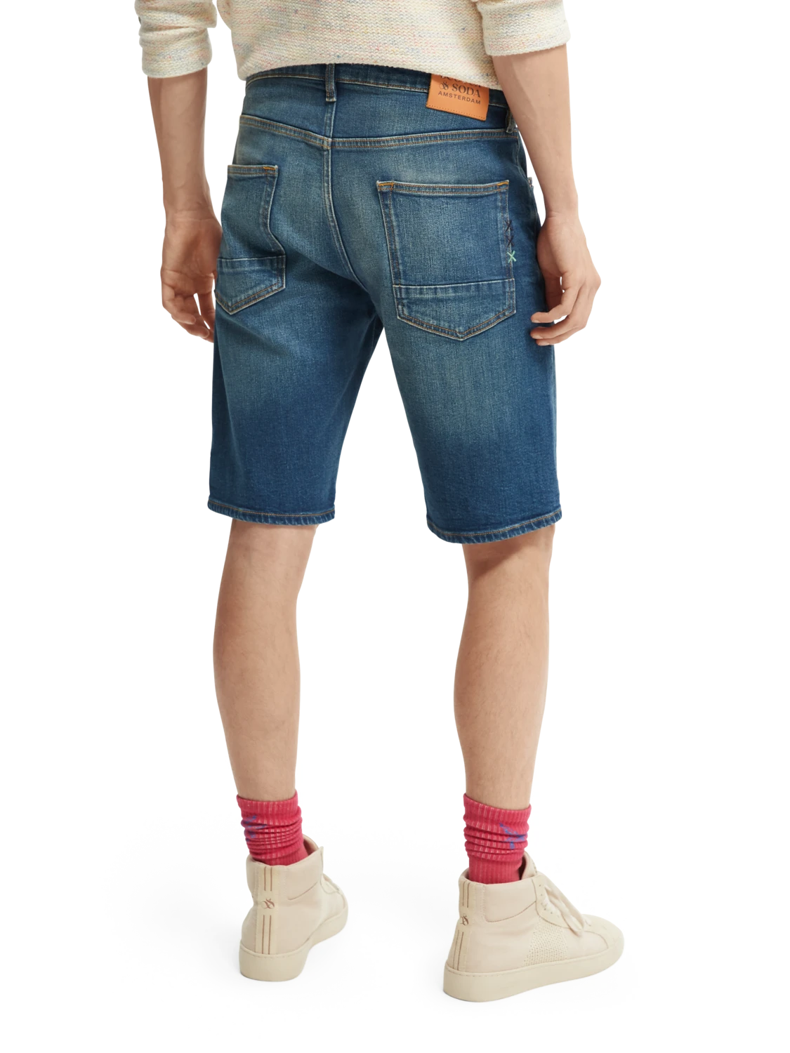 Scotch & Soda Ralston Denim Shorts — Maui Blue - Image 3