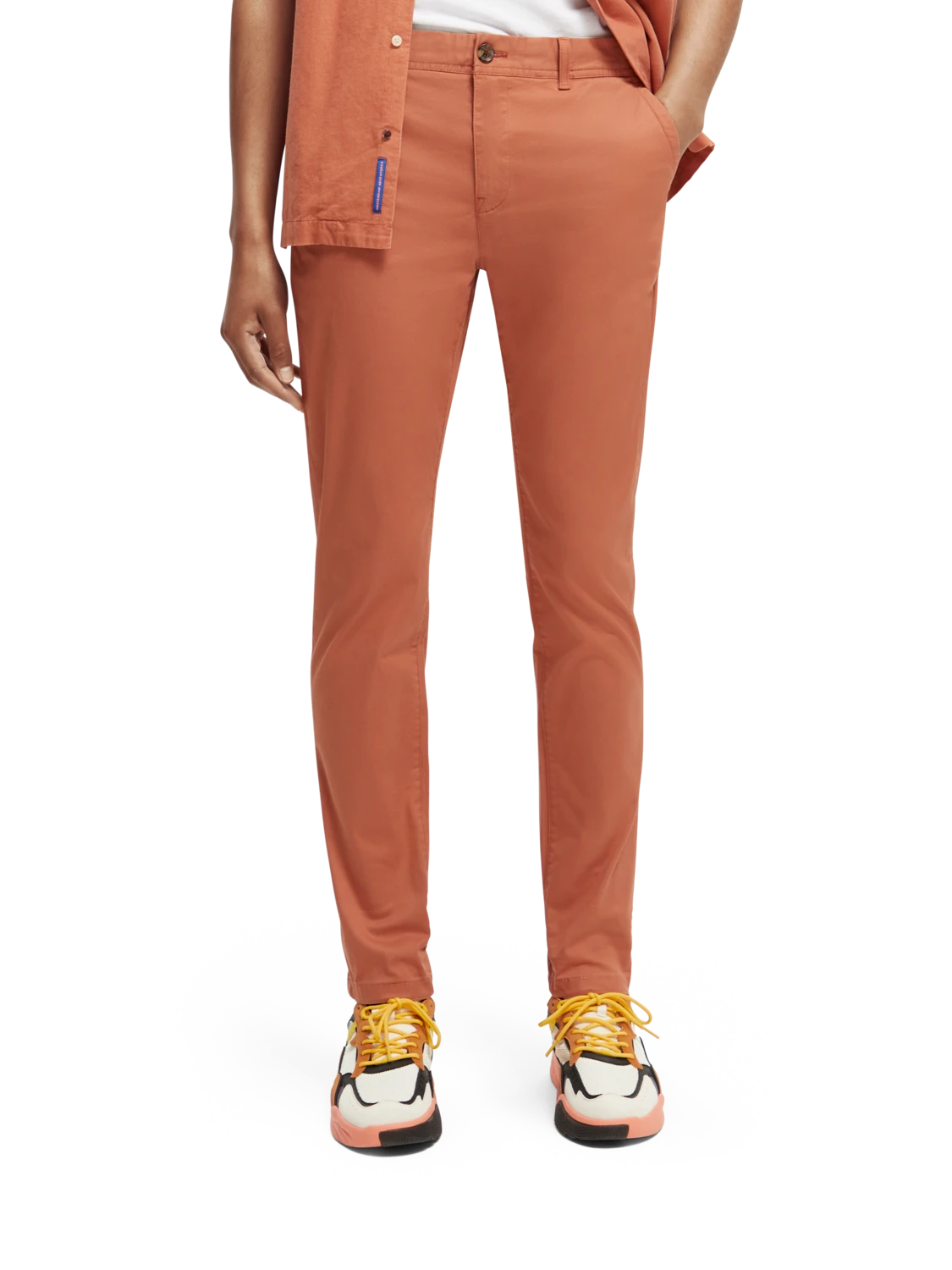 Scotch & Soda The Mott Super Slim-Fit Organic Cotton Chino - Image 10