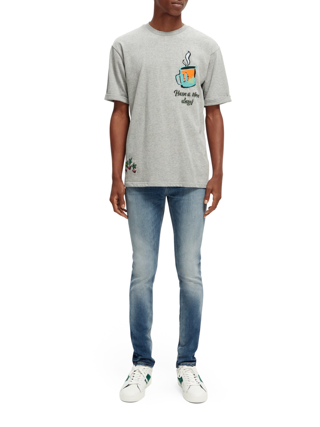 Scotch & Soda The Skim Super-Slim Fit Jeans - Faded Touch - Image 2