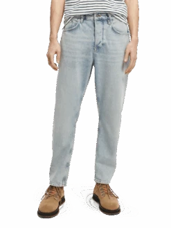Scotch & Soda The Dean Loose Tapered-Fit Jeans - Blue Splash