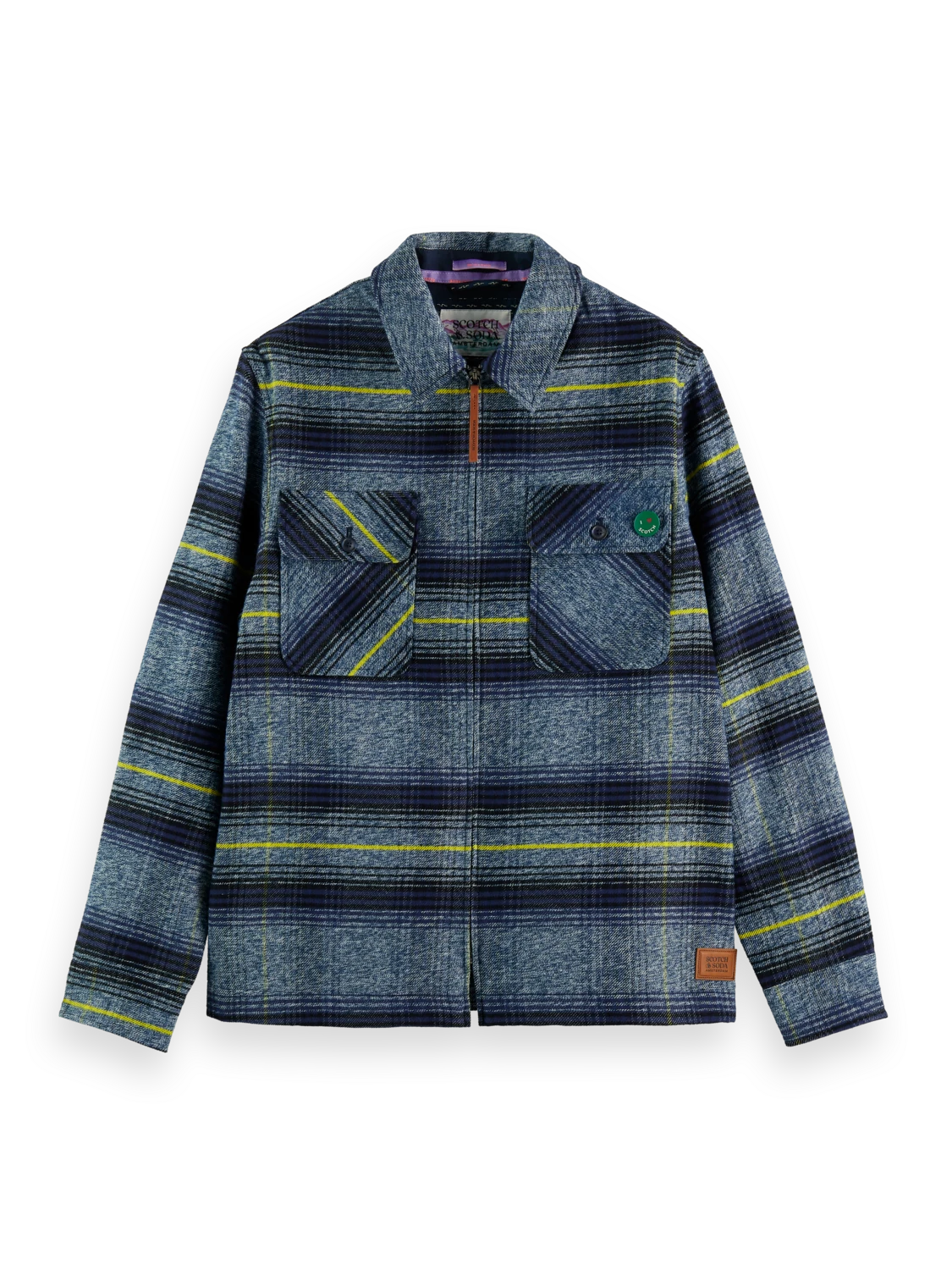 Scotch & Soda Checked Cotton Jacket - Image 5