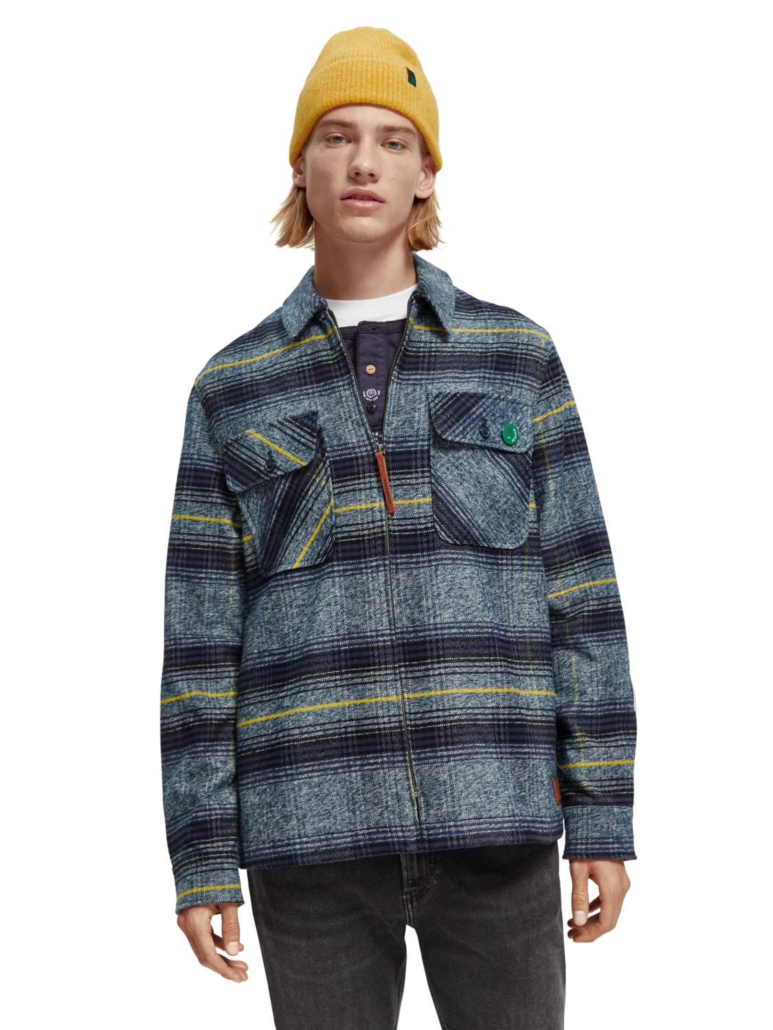 Scotch & Soda Checked Cotton Jacket - Image 10