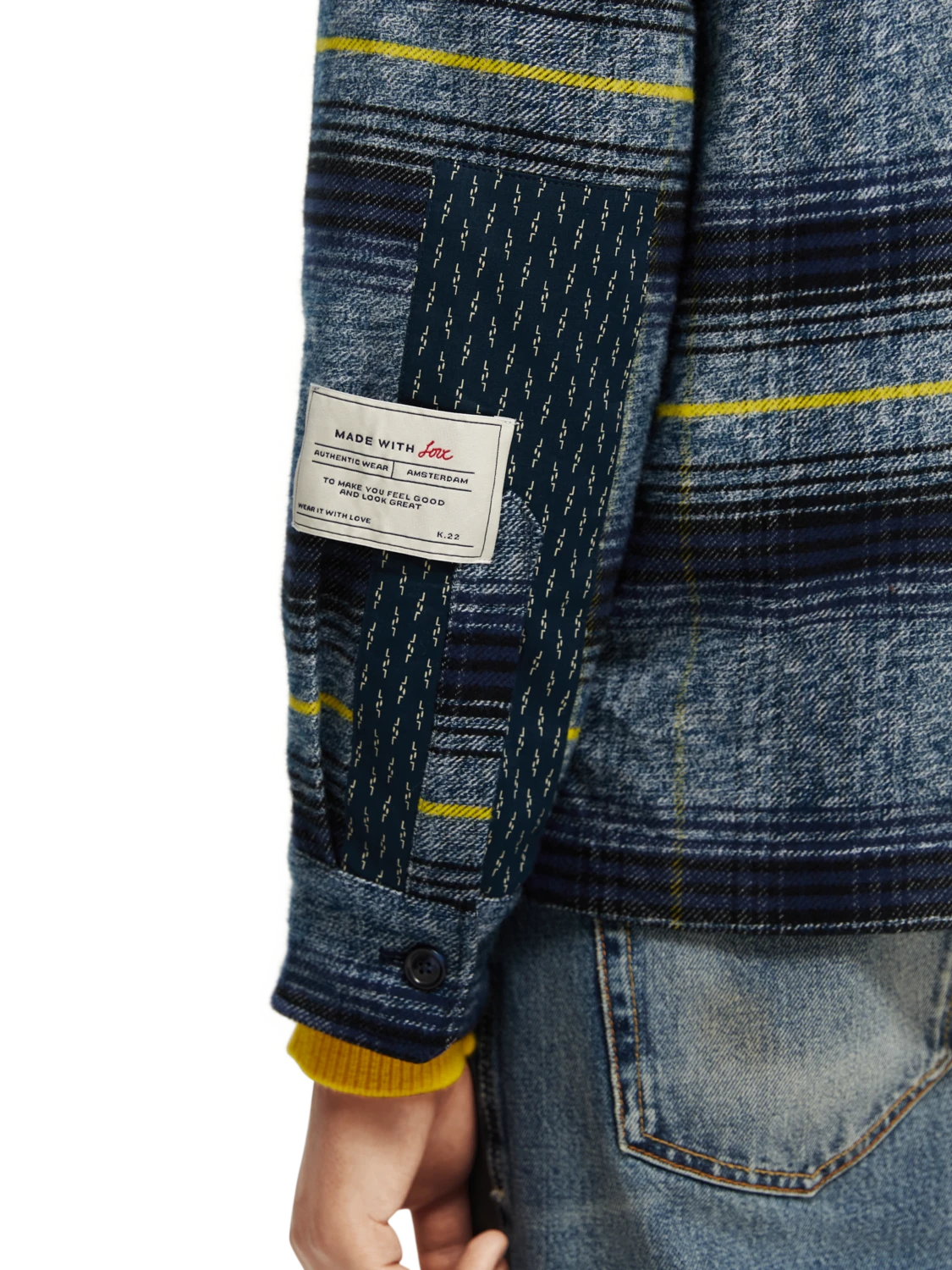 Scotch & Soda Checked Cotton Jacket - Image 12