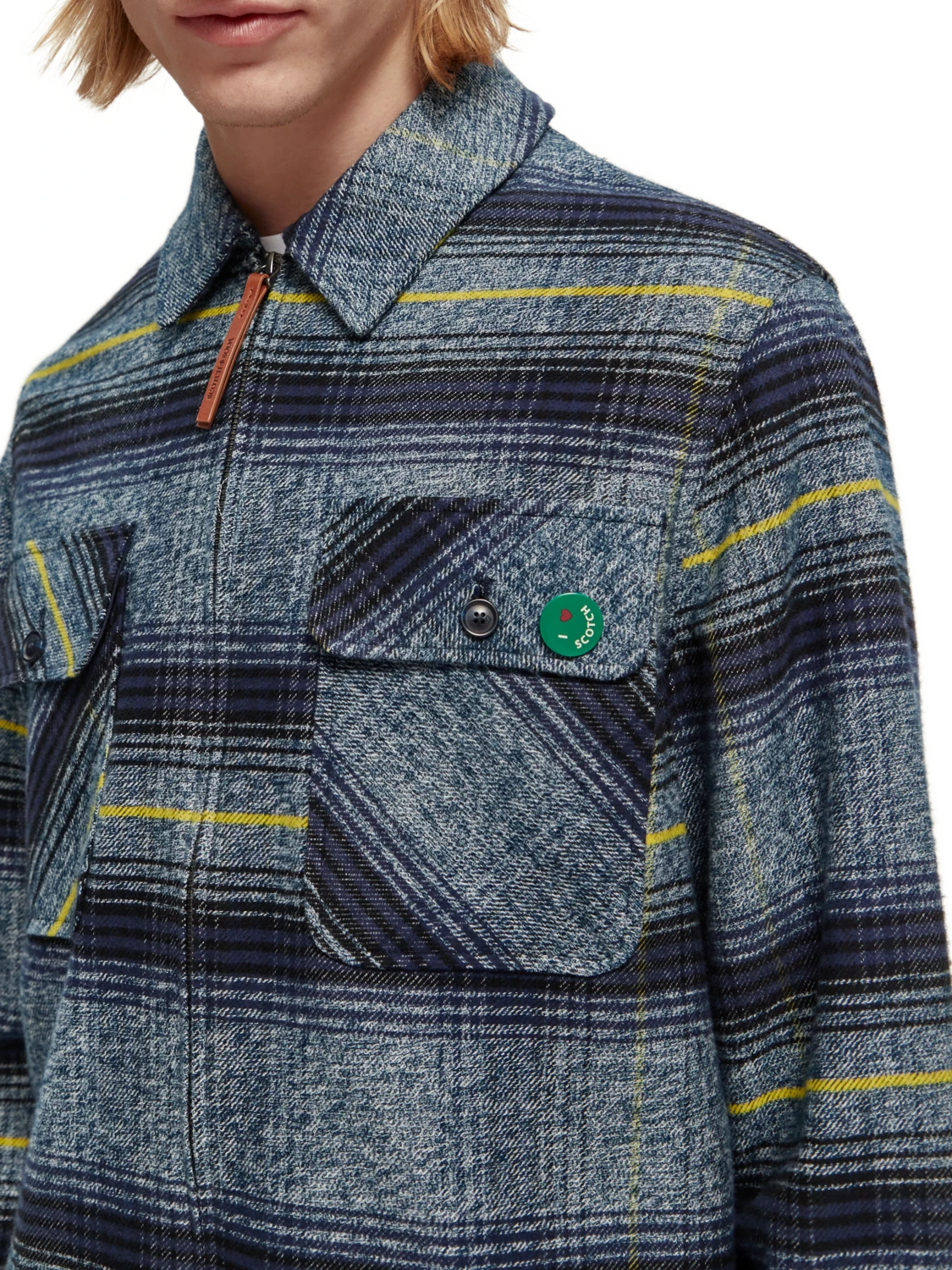Scotch & Soda Checked Cotton Jacket - Image 18