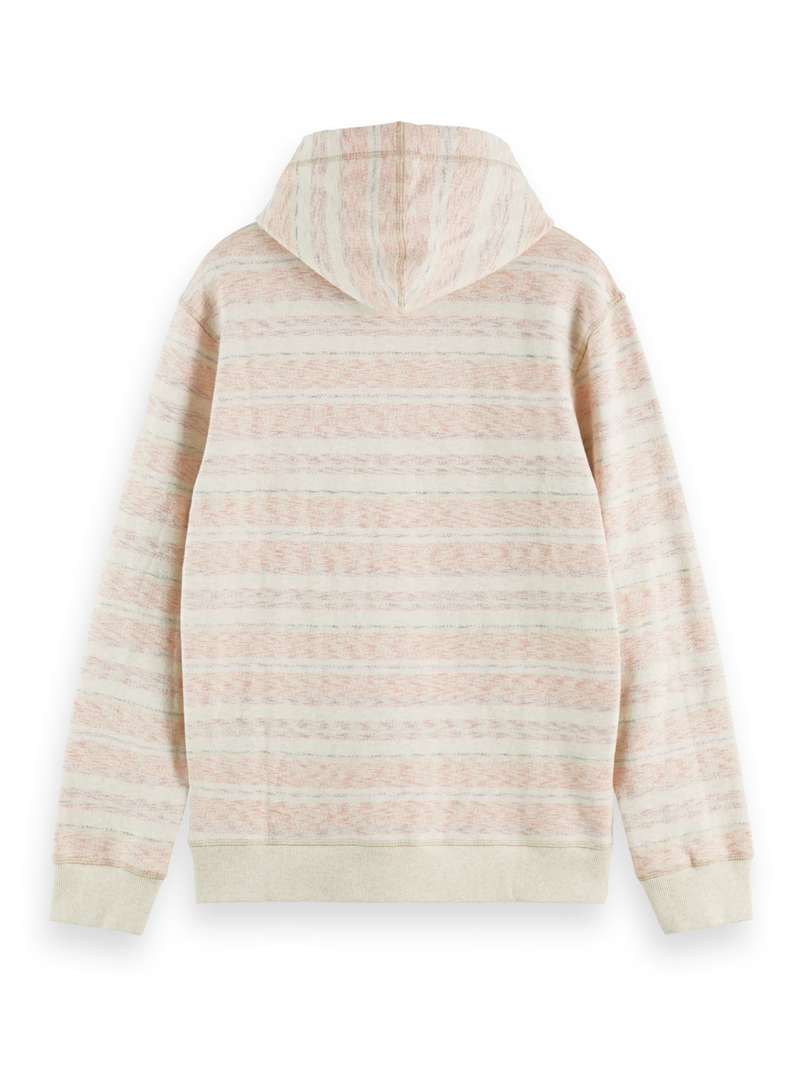 Scotch & Soda Striped Brushed Felpa Hoodie - Image 6