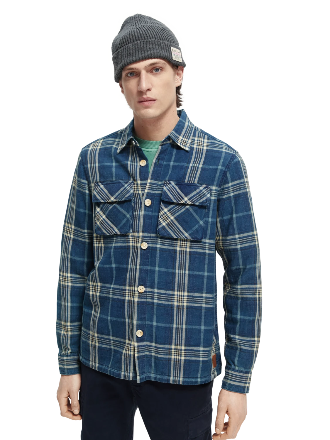 Scotch & Soda Checked Overshirt - Image 10