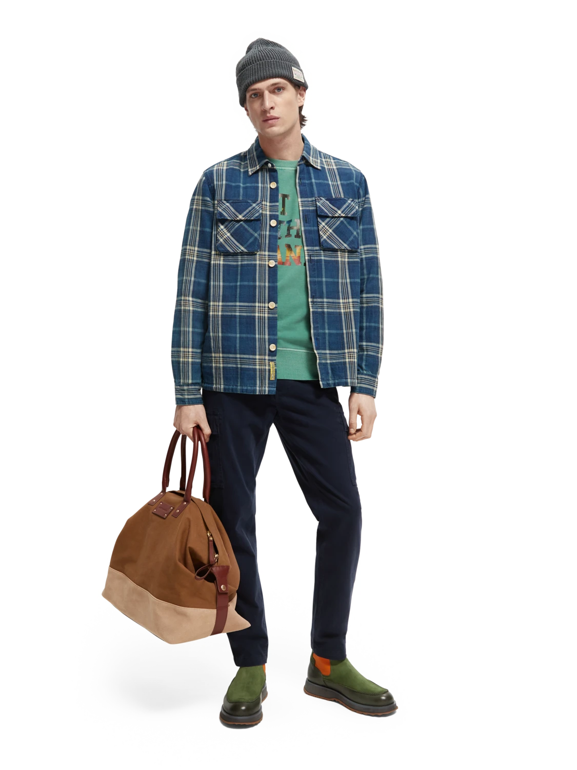 Scotch & Soda Checked Overshirt - Image 13