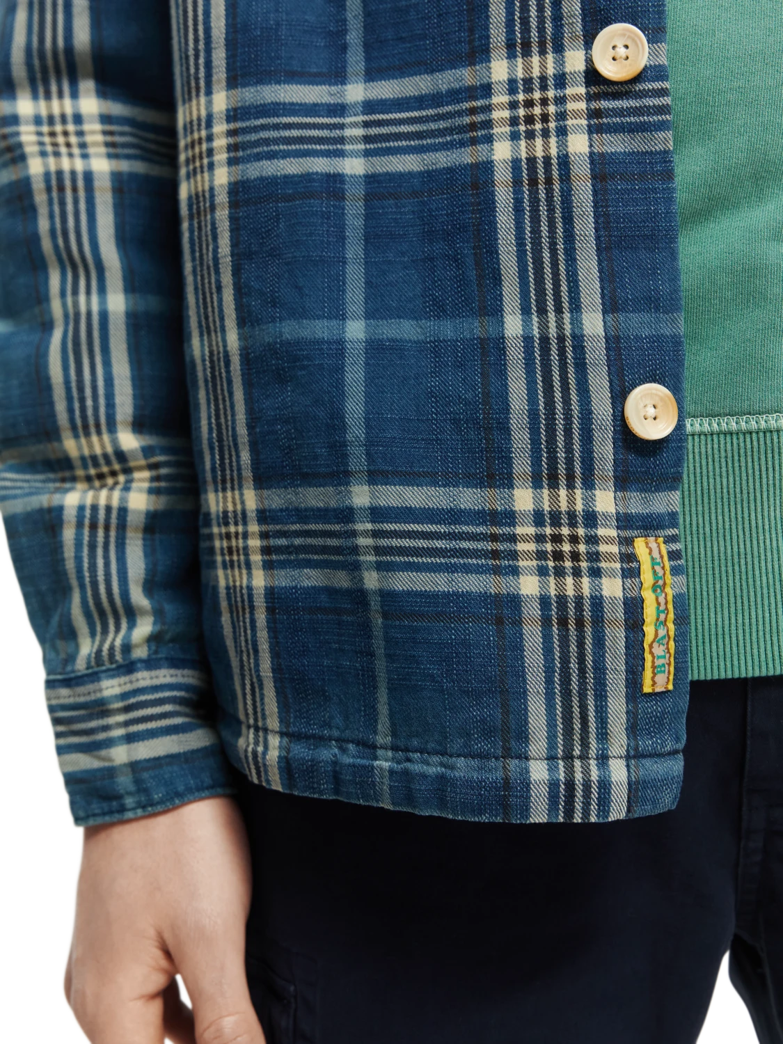 Scotch & Soda Checked Overshirt - Image 15