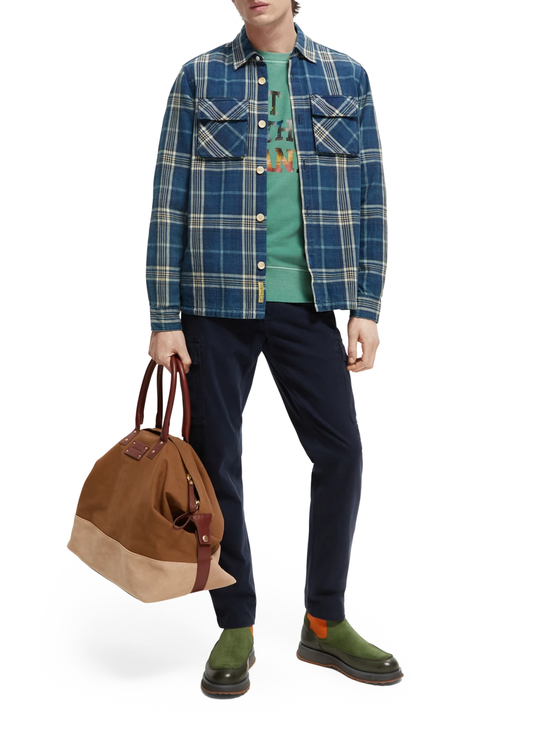 Scotch & Soda Checked Overshirt - Image 2