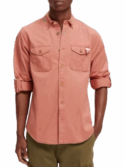 Scotch & Soda Regular-Fit Washed Shirt