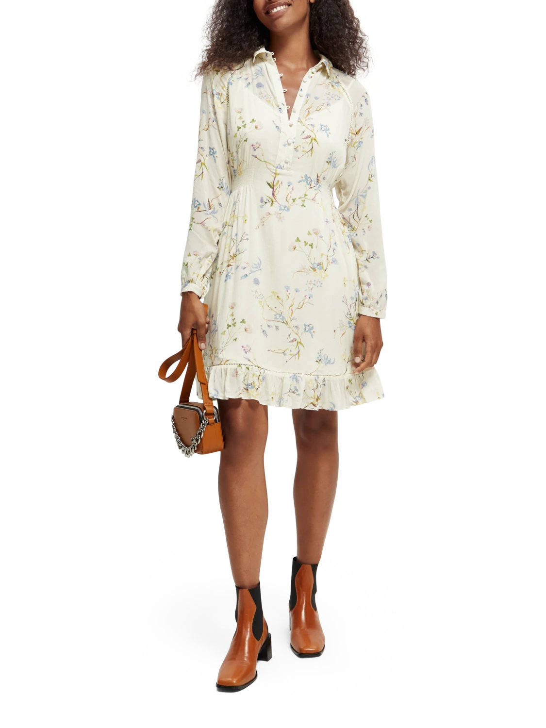 Scotch & Soda Raglan Printed Dress - Image 2