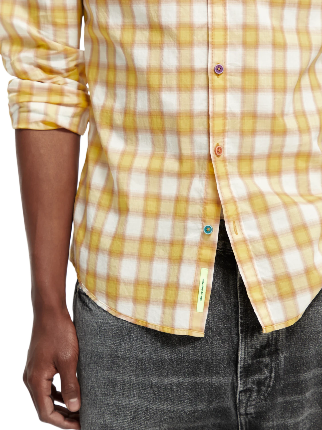 Scotch & Soda Slim-Fit Checked Shirt - Image 11