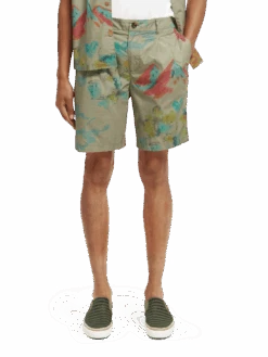 Scotch & Soda The Twilt Organic Printed Chino Shorts