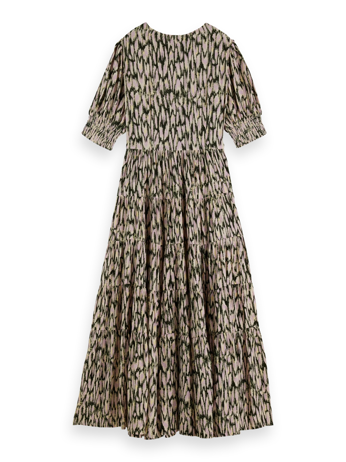 Scotch & Soda Short Sleeved Tiered Maxi Dress - Image 6
